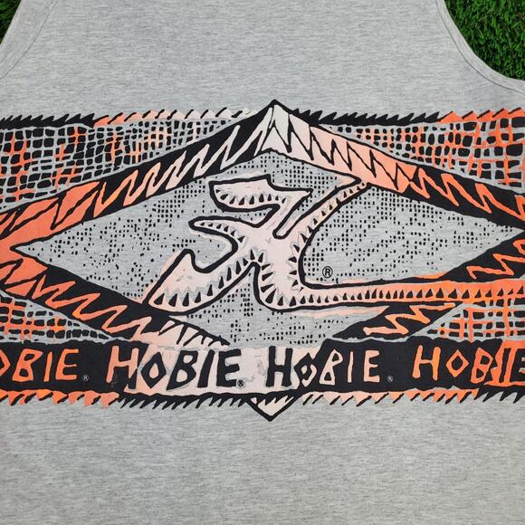 Vintage 90s Hobie Tribal Aztec Tank-Top Large 22x28 Wrap-Around - Picture 10 of 12